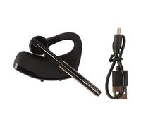 Auricular Bluetooth para uso empresarial, micrófono estéreo con cancelación de ruido, llamadas manos libres con soporte para comandos de voz,