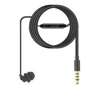 Auricular con cable con micrófono, auricular con cable en un lado, Auricular mono intraural izquierdo derecho con micrófono, Auriculares para escuchar y llamar música Diseño de tapones para los oídos