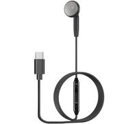 Auricular con cable de una sola cara,Auricular de una sola oreja - Auriculares mono para teléfono inteligente con micrófono para empresas,Auricular con control de cable de un solo oído para familiares