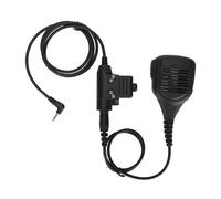 Auricular con micrófono de garganta con botón pulsar para hablar y PTT táctico U94, compatible con walkie-talkies Kenwood con una construcción