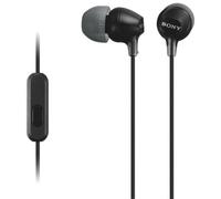 Auricular con micrófono Negro, diseño ergonómico, cancelación de Ruido, compatibilidad Universal, Ideal para Llamadas y música.