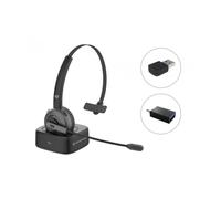 Headset Conceptronic Polona 03BDA Mono-Headset c/Charging Dock e Bluetooth Audio Adapter + Dongle