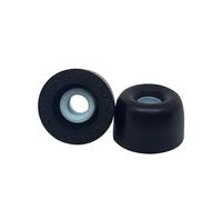 Auricular de Espuma del oído Consejos de Repuesto para Sony WF-1000XM5 Heaphone, Memory Foam Earbud Tips Aislamiento de Ruido de Espuma Consejos Eartips Cojín (Negro L)