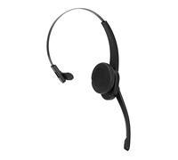 Auricular de teléfono Bluetooth Auricular de un Solo oído, con micrófono silencioso con cancelación de Ruido Giratorio, Auricular de Negocios con Almohadillas Acolchadas para los oídos y una Diadema
