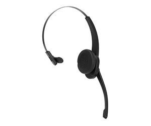 Auricular de teléfono Bluetooth Auricular de un Solo oído, con micrófono silencioso con cancelación de Ruido Giratorio, Auricular de Negocios con Almohadillas Acolchadas para los oídos y una Diadema