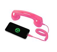 Auricular de teléfono retro, audio claro tipo C con micrófono, línea fija | Audio claro para llamadas, videoconferencias, aulas, tipo C Plug and Play con micrófono, se adapta a la mayoría de teléfonos
