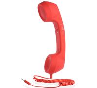 Auricular de teléfono retro, receptor de teléfono móvil con acabado suave al tacto de lujo para un sonido nítido y un agarre cómodo.