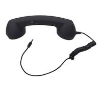 Auricular de teléfono retro, receptor de teléfono móvil con acabado suave al tacto de lujo para un sonido nítido y un agarre cómodo.