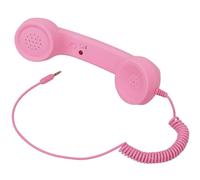 Auricular de teléfono retro, receptor de teléfono móvil con acabado suave al tacto de lujo para un sonido nítido y un agarre cómodo.