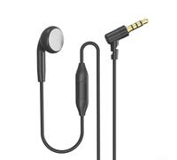 Auricular de Un Lado con Control de Llamadas y Cable 120cm | Micrófono integrado, sonido claro, móviles, tablets, ordenadores, jack 3.5mm estándar(3.5mm angled)
