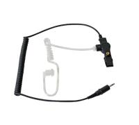 Auricular discreto con conector de 2,5 mm para micrófono Kenwood KMC-17 y KMC-21
