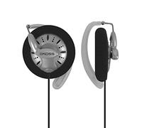 Auricular estéreo Koss KSC75 con clip de oreja para iPod, iPhone, MP3 y teléfono inteligente - Negro / Plateado
