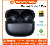 Xiaomi Redmi Buds 6 Pro Auriculares Inalámbrico Dentro de oído Llamadas/Música Bluetooth Negro