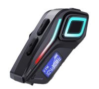 Auricular Inalámbrico Casco De Moto,Casco Inalámbrico De La Motocicleta | FM Radio Impermeable Comunicación Set Auriculares Para Motormen Mujeres Adultos Familia Novia Conducción