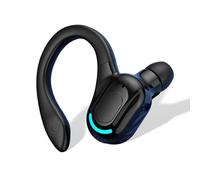 Auricular Inalámbrico de un Oído con Sonido Estéreo HD, Auriculares BT Impermeables IPX4 para Correr, Conducir