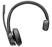Auricular Inalámbrico Poly Voyager 4310-M para Microsoft Teams + Adaptador BT700 + Base de Carga/ con Micrófono/ Bluetooth/ Negro
