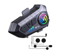 Auricular Intercomunicador para Moto Klack Y10 - Comunicación Bluetooth 5.3, Resistencia IPX6 y Sonido Hi-Fi (1 Unidad)