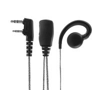 Auricular intraauricular jixopn con micrófono PTT de 2 pines para radios bidireccionales tipo walkie-talkie de Kenwood, Motorola y Boafeng.