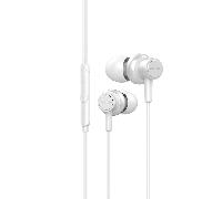 Auriculares Aiwa ESTM-500 con cable alámbricos 3,5 mm para llamadas y música blancos