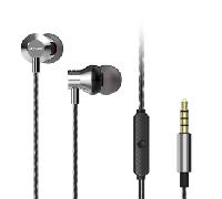 AURICULAR INTRAUDITIVO AIWA ESTM-50SLSILVER 3.5mm DRIVER NEODIMIO 10mm DINAMICO MICRO CONTROLADOR RE ESTM-50SL