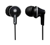 AURICULAR INTRAUDITIVO PANASONIC RP-HJE125E-K JACK 3.5mm COLOR NEGRO RP-HJE125E-K