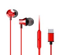 AURICULAR INTRAUDITIVO USB-C AIWA ESTM-50USB-C/RD COLOR ROJO MICROFONO INTEGRADO MANDO A DISTANCIA DRIVER 10mm