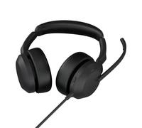 Auricular Jabra Evolve2 50 Binaural ANC Bluetooth USB-C/A Supraaural Negro 30m