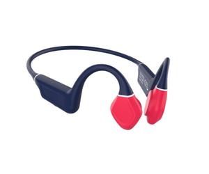 Auricular Leotec LEBONE03 KURI Conducción Ósea Bluetooth 5.4 Multipunto IPX5 8-12h Azul/Rojo