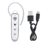 Auricular manos libres Bluetooth inalámbrico mono con diseño ergonómico, conectividad multipunto, micrófono con cancelación de ruido, sonido