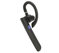 Auricular, Manos Libres con Reducción de Ruido de un Oído Pantalla Digital IPX7 Control de Voz a Prueba de Agua Auricular Inalámbrico para Conducir, Negocios,