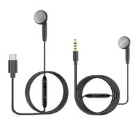 Auricular Mono Con Micrófono: Auricular Deportivo En Un Lado, Con Control De Alambre, Ajuste Cómodo Y Ligero | Ideal Para Escuchar Música, Jogging, Correr, Estudiar, Trabajar, V