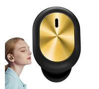 Auricular mono - Equipo de escucha de audiolibros | Auriculares de teléfono con sonido claro, auriculares de conducción inteligente, herramienta multitarea de audio, invisible para conducción de