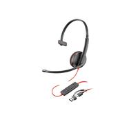 Auricular Mono USB-C Y USB-A Over-The-Head Poly Plantronics Blackwire C3210 UC