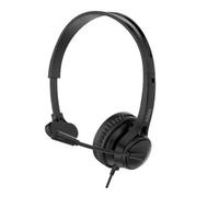 Auricular Nilox NXAUCMON01 mono USB-C con cancelación de ruido y micrófono rotativo negro