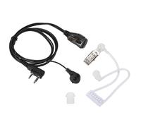 Auricular para walkie-talkie con micrófono incorporado sensible y tubo acústico. Botón PTT manos libres para profesionales de la policía, el