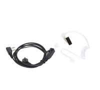 Auricular para walkie-talkie con tubo transparente innovador, kit manos libres con reducción de ruido para radios Kenwood BAOFENG, duradero y