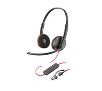 Auricular Poly 8x229a6 Alámbrico Diadema Oficina/Centro De Llamadas Usb Tipo C Negro