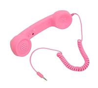 Auricular Retro del Teléfono de 3,5 M, Altavoz Atado con Alambre del Micrófono del Receptor del Teléfono Celular de la Prueba de la Radiación para Todos los Smartphones y (Pin k)