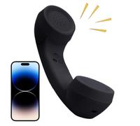 Auricular retro inalámbrico portátil recargable | Micrófono tipo C para ancianos, Navidad, cumpleaños, cocina, mesita de noche, oficina, hospital, línea fija