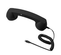 Auricular retro para teléfonos celulares, accesorios electrónicos cómodos clásicos retro tipo C | Teléfono antiguo - para viajes, llamadas, hogar, cocina, mesita de noche, baño, cama, escritorio, sala