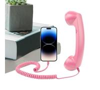 Auricular retro para teléfonos celulares | Accesorios electrónicos retro cómodos tipo C | Receptor de teléfono celular - Para oficinas - Llamar a casa, mesita de noche, baño, cama, escritorio, sala de