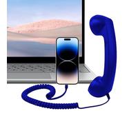 Auricular retro para teléfonos celulares, con micrófono, tipo C, suministros para el hogar, teléfono antiguo, para oficinas, llamadas, hogar, mesita de noche, baño, cama, escritorio, sala de estar