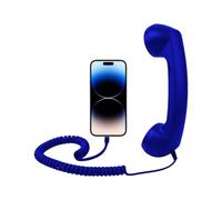 Auricular retro para teléfonos celulares - Receptor retro tipo C con | Adaptador de teléfono celular a línea fija, para oficinas, viajes, cocina, mesita de noche, baño, cama, escritorio