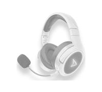 Auricular Steelplay Impulse Wireless-Wired Circumaural RGB Gaming Gris Claro-Blanco