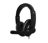Auricular T'nB HS-500 USB Circumaural Binaural con Micrófono Integrado Control Volumen/Mutear 2m 215g Negro