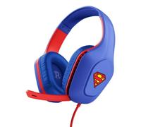 Auricular Trust GXT 415SM Zirox Superman Alámbrico 20-20000Hz 244g Azul Rojo Micrófono Boom