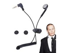 Auricular Único con cable para oído | Auricular con cable único | Auricular mono de 3,5 mm | Tapones para los oídos con aislamiento acústico, Sonido estéreo de alta fidelidad a bajos profundos