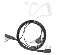 Auricular Walkie Talkie, 1 Pcs Pinganillo Walkie Talkie 2 Pines con Botón PTT,150CM, Compatible con Radio Bidireccional Kenwood Bao-Feng UV5R 888S RT24 RT27 HESENATE HT999