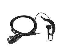Auricular Walkie Talkie con Gancho de 3,5 mm, Botón PTT, Micrófono 180 Grados y Orificio Redondo de Cuatro Secciones
