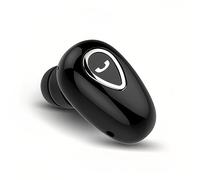 Auricular YX01 BT, Auricular Inalámbrico Individual con Micrófono, Auricular para Teléfono Celular con Cancelación de Ruido, Auricular Manos Libres para Coche para Dispositivos